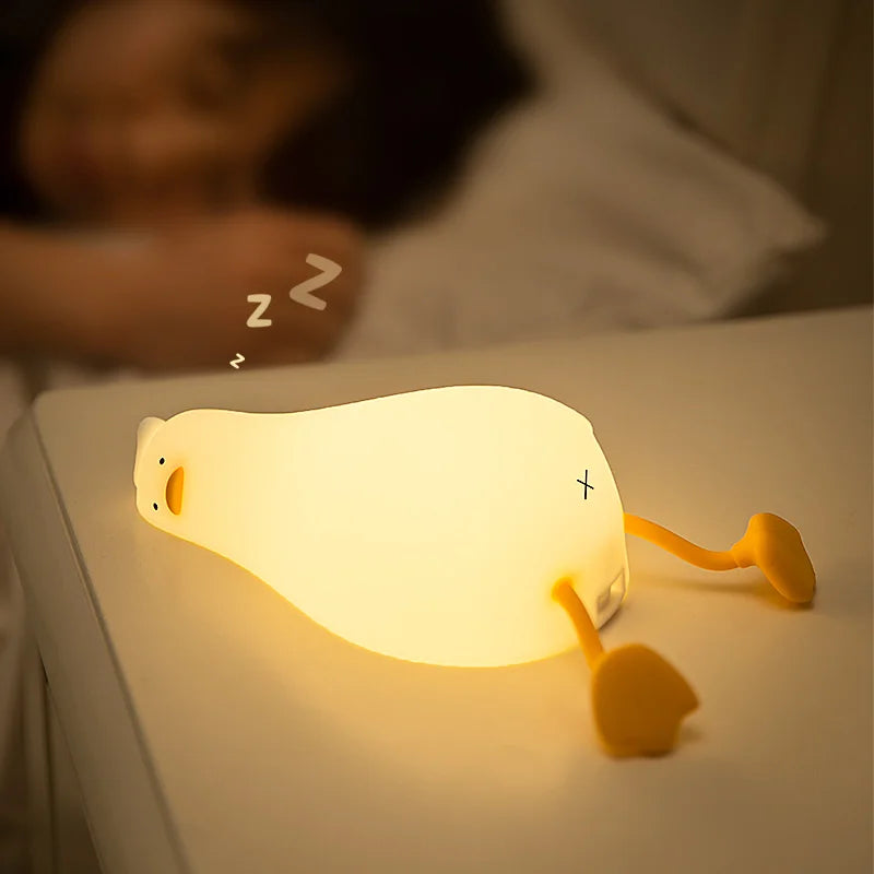 Envided Siliconen lamp platte eend